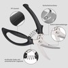 Poultry Shears, Sharp Stainless Steel Poultry Scissors for Meat, with