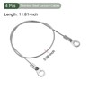 YOKIVE 4 Pcs Stainless Steel Lanyard Cables, Eyelets Ended Security