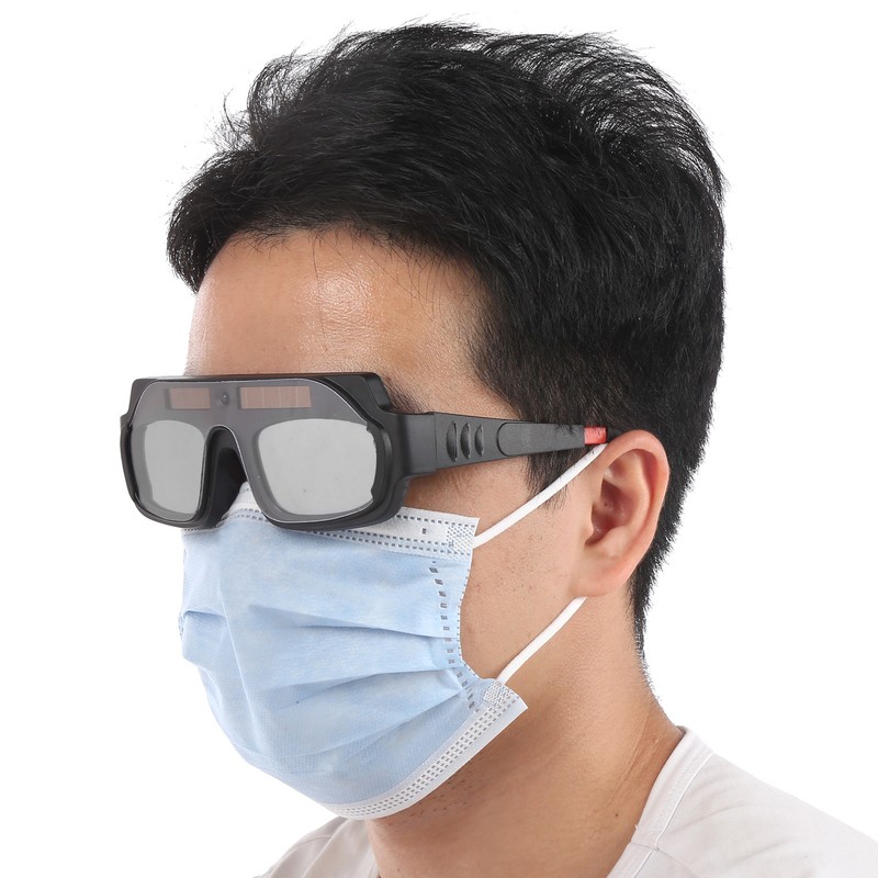 Welder Protective Goggles Electric Welding Darkening Glasses Eye Protection Tools