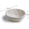 Voarge Round Proofing Basket, Diameter 25 cm, Height 8.5 cm,