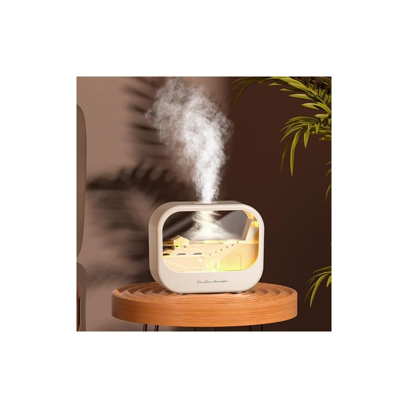 Essential Oil Diffuser, Cute Humidifier with 7 LED Light Colors,