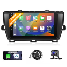 Leadfan Car Play Radio for Toyota Prius 2010-2015 Wireless Apple Carplay Android Auto, 10.1" Touch Screen Stereo for Prius Head Unit Media Player GPS Navi BT FM Camera SWC(Non-JBL-Version)
