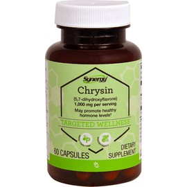 Vitacost Synergy Chrysin (5, 7 - dihydroxyflavone) -- 1000 mg per serving - 60 Capsules