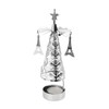 Christmas Tree Carousel Spinning Candle Holder Stainless Steel Rotary Tree