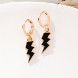 Star Lightning Heart Mini Huggie Hoop Earrings Gold Plated Charm Colorful Enamel Pink Small Crescent Planet Celestial Small Dangle Drop Earrings for Minimalist Birthday Christmas Party Fashion Jewelry