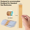 Germiwipe Kraft-200 Pcs Money Bands for Cash, Self-Adhesive Currency Straps