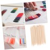 WOONEKY Manicure Kit 100pcs Nail Art Stick Tool Cuticle Pusher