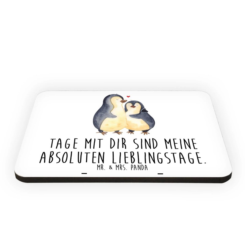 Mr. & Mrs. Panda Magnet Penguin Hugging - Gift, Decorative