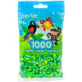 Perler Beads Fuse Beads for Crafts, 1000pcs, Jewel Green