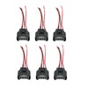6Pcs Ignition Coil Connector Standard 4 Ports Ignition Coil Wire