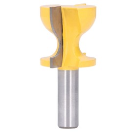 Yuecoom Window Sill Edge Bit, Window Sill Router Bit Stool Molding Router Trimming Corner Rounding Edge Forming Woodworking Milling Cutter with 1/2in Round Shank