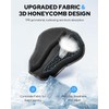 Benlari Motorcycle Seat Cushion, Universal Motorcycle Gel Seat Pad Large