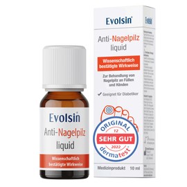 Evolsin Evolsin® Anti-Nagelpilz Liquid I Wissenschaftlich bestätigte Wirkweise I Geeignet für Diabetiker I Medizinprodukt I Nagelpilz Nagellack für Füsse und Hände I Nagelhärter