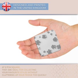 Destination Vinyl ltd Fridge Magnet bw - Cute Buttercup Flower #38960