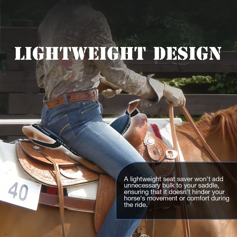 Harrison Howard Trail Seat Saver Western Tack Saddle Ride-on Pad