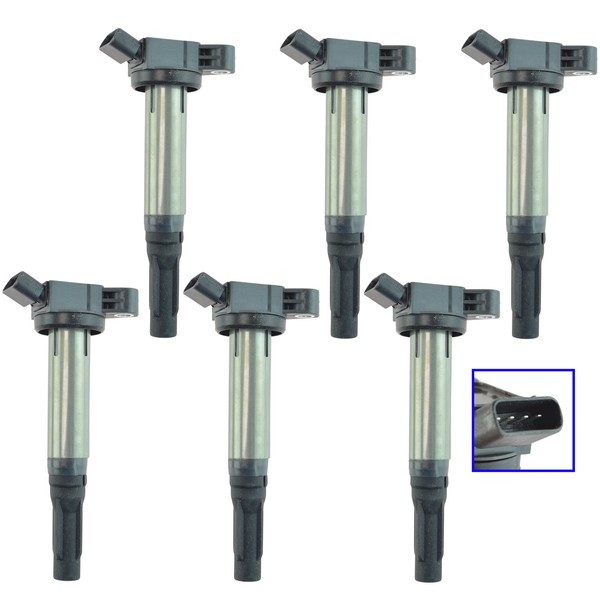 Ignition Coil Set of 6 Kit for Camry Avalon Rav4