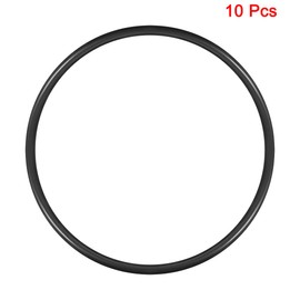 sourcing map Metric Nitrile Rubber O-Rings Seal 120 mm AD 110 mm ID 5 mm Width Pack of 10