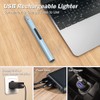Candle Lighter, Electric Lighter Rechargeable USB Lighter, Arc Windproof Flameless
