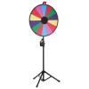 24-Inch Adjustable Height Win Fortune Roulette 14 Slots Spinning Prize