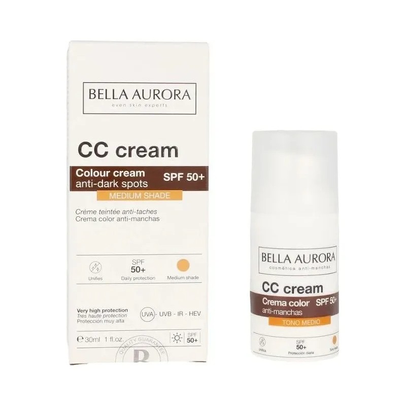 Lullage Crema Color Tono Medio Anti-manchas Spf 50+ 30 Ml