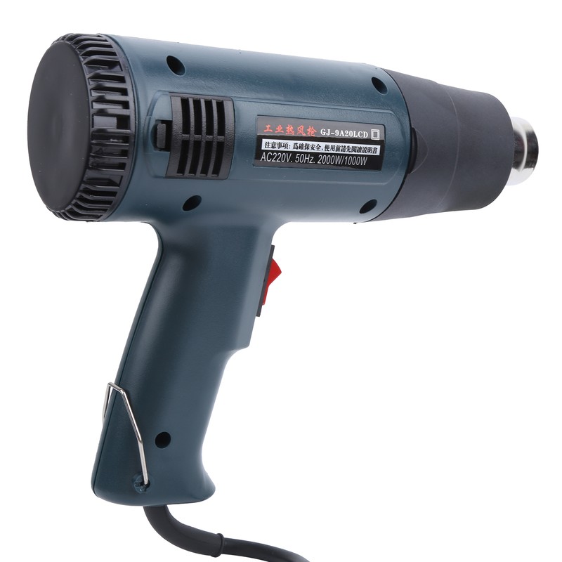 Electronic Hot Air Gun Adjustable Plastic Temperature Industrial Tool GJ-9A20LCD