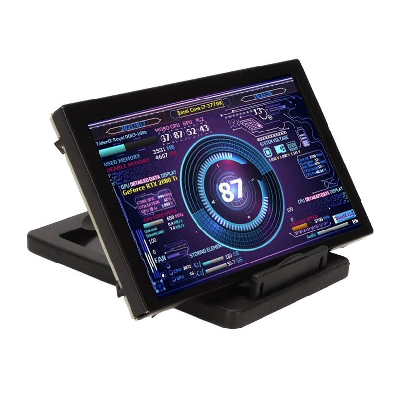 5in IPS Computer Temp Monitor USB Mini Screen for AIDA64