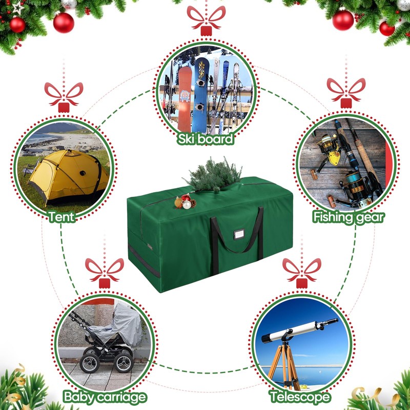 BALEINE 7.5 ft Christmas Tree Storage Bag, Heavy Duty 900D