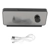Digital Alarm Clock Dual Display Adjustable Brightness Large Display LED
