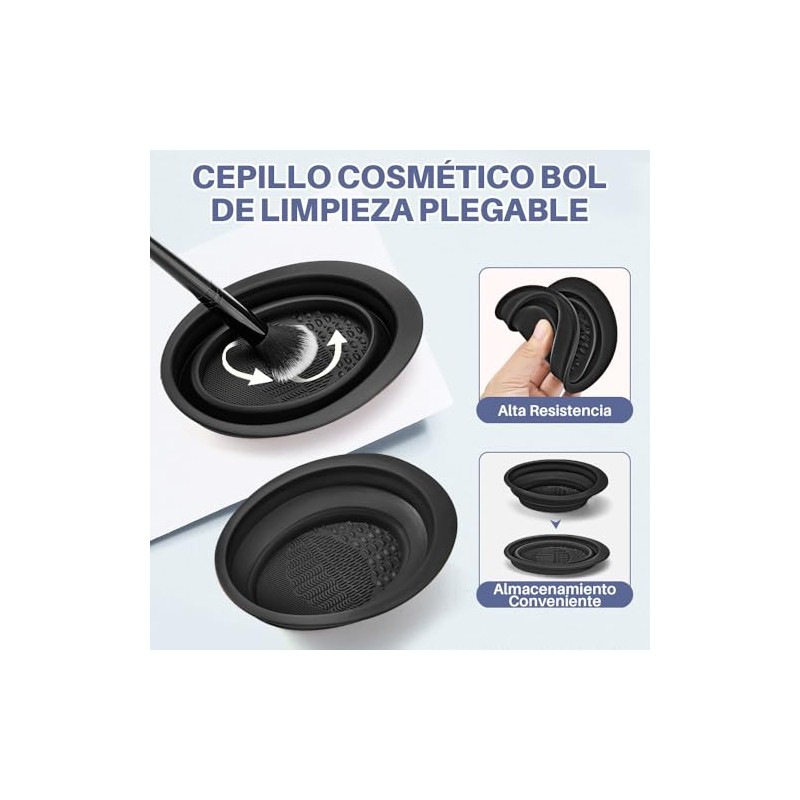 Lukovee Set de Brochas de Maquillaje, 56 Piezas Kabuki Profesional