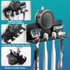 RIVAMBER Suction Cup Hooks, Razor Holder for Shower, Matte Black