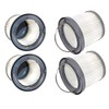 HQRP 4-pack Washable Filter compatible with Black & Decker BDH1200PVAV