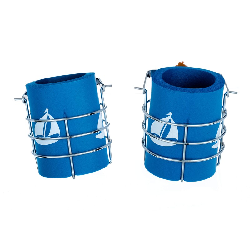 Attwood 11672-4 Chrome-Plated Steel Gimbaled Mounted Mug Beverage Holder with