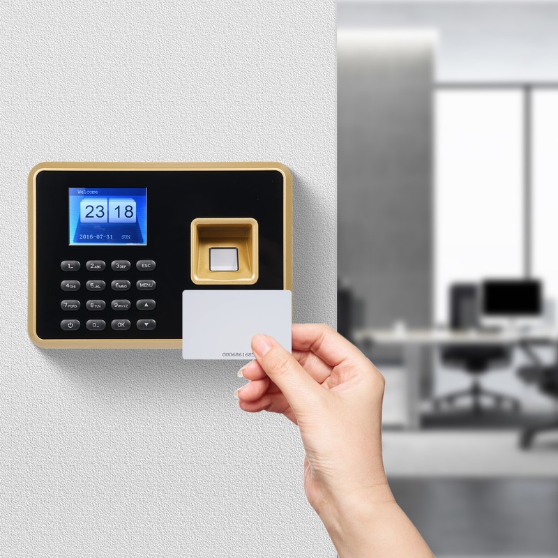 Bisofice Biometric Time Clock Attendance Machine for Employees Support 1000pcs