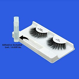 ZURI Fauxmink False Eyelashes | XD/8D X-Dimensional Natural False Lashes | False Eyelashes Natural Look | Thick Eyelashes With Lash Applicator | Natural Eyelashes with Glue | Mink Eyelashes Style #915