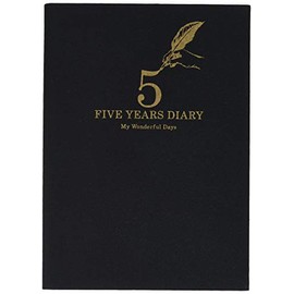 ARTEMIS Artimiss DP5-140 BK 5 Year Consecutive Journal, Black