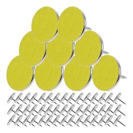 DIYEAH 50pcs Glow Thumb Tacks Reflective Tacks Trail Marking Push Pins Thumbtacks Glow Tacks for Hanging Camping