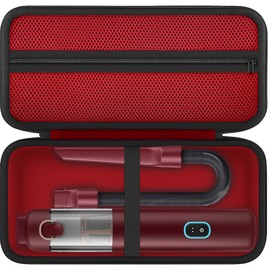 Aenllosi for Fanttik V8 Apex/Slim V8 Mate/V10 Apex/Slim V10 Mate Car Vacuum Hard Case, Fanttik Cordless V8/V10 Car Vacuum Organizer, Red (Case Only)