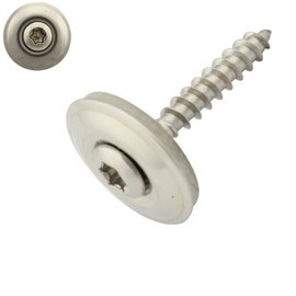 Pack of 100 Spengler Screws with Sealing Washer 20 mm Torx 4.5 x 25 DIN 7995 Stainless Steel A2 V2A