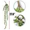 3 Pcs String of Pearls Plant Artificial Hanging Succulents Plants