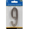 Distinctions by Hillman 843289 4-Inch Die Cast Self-Adhesive House Address
