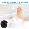 CHFONG Super Jumbo Shower Cap 2 PCS Waterproof Shower Caps