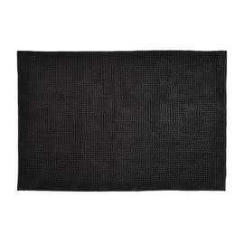 Allure Bobble Chenille Large Bath Mat Non Slip 60 x 90cm - Soft, Absorbent, Easy Care (Dark Green)