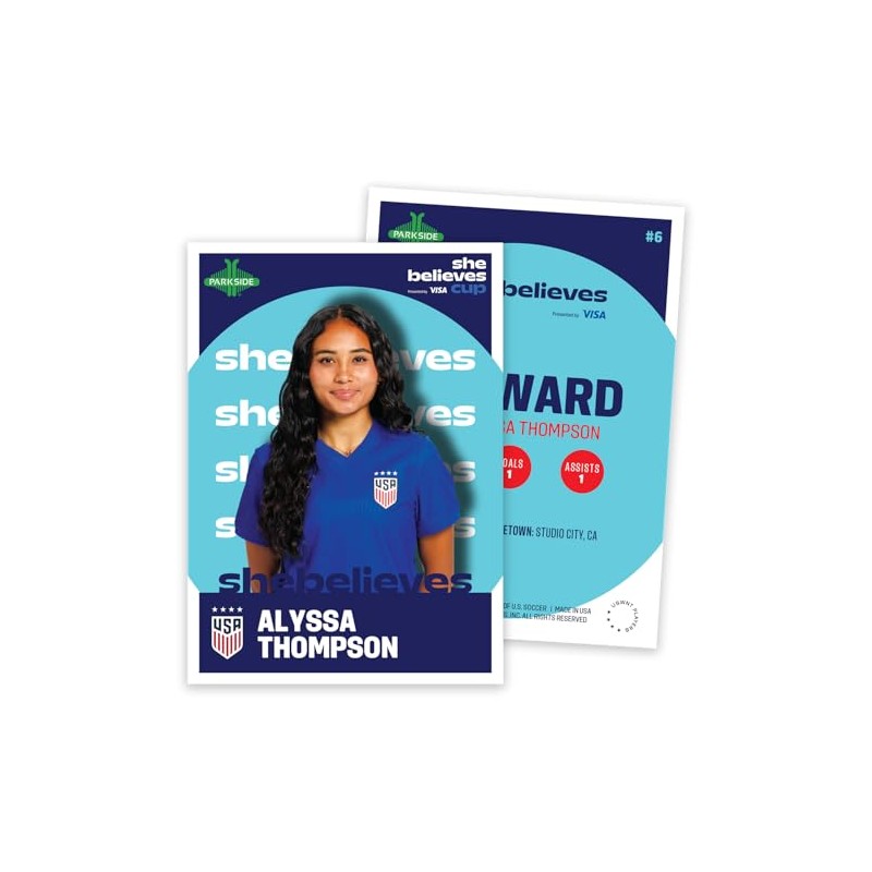 Parkside 2025 USWNT SheBelieves Cup Team Set