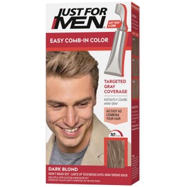 Just For Men AutoStop Men's Comb-In Hair Color, Dark Blond