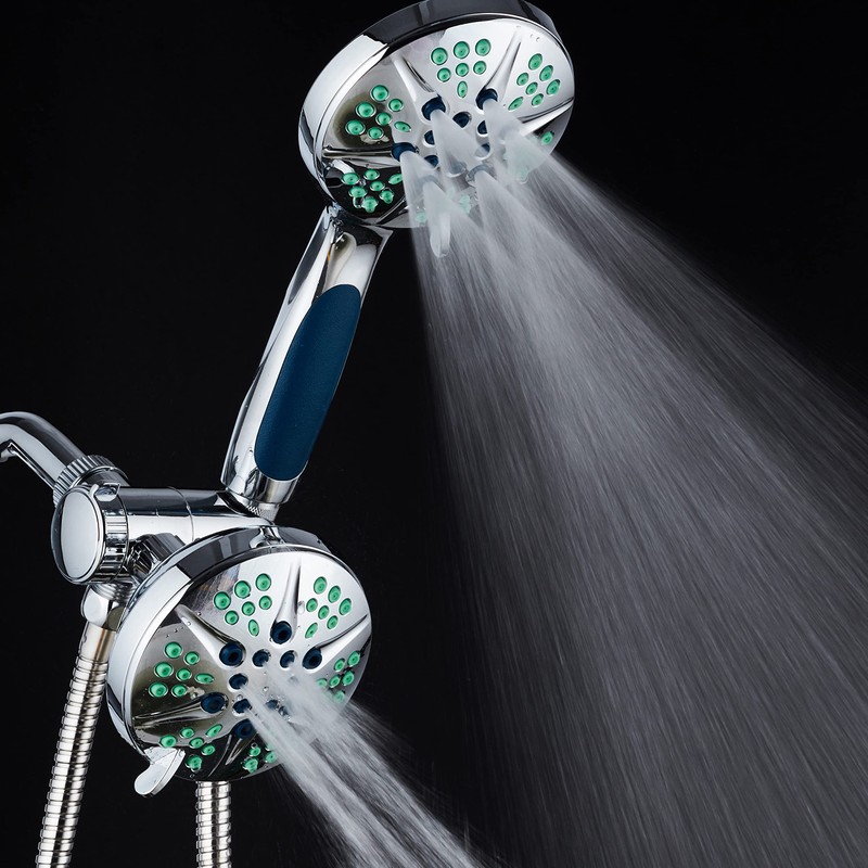 HOTEL SPA – Anti-Clog Shower Heads with Handheld Spray-High Pressure