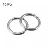 sourcing map 304 Stainless Steel Welded O Ring 25mm(0.98") Outer
