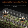 Patigrow 60-Cell Self-Watering Seed Starter Tray with Grow Light, Seed
