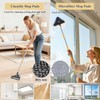 Baseboard Cleaner Tool with 78" Long Handle, 5-in-1 Wall Mop