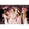 Baocicco 5x3ft Pink Girls Night Backdrop Photography Glitters Red Lips