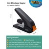 Deli Effortless Heavy Duty Stapler, One Touch Stapling, Easy to